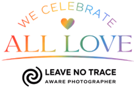 We Celebrate All Love + Leave No Trace Aware Photographer