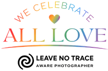 We Celebrate All Love + Leave No Trace Aware Photographer