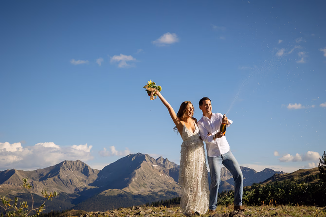 Monarch Pass Surprise Proposal and Engagement Celebration