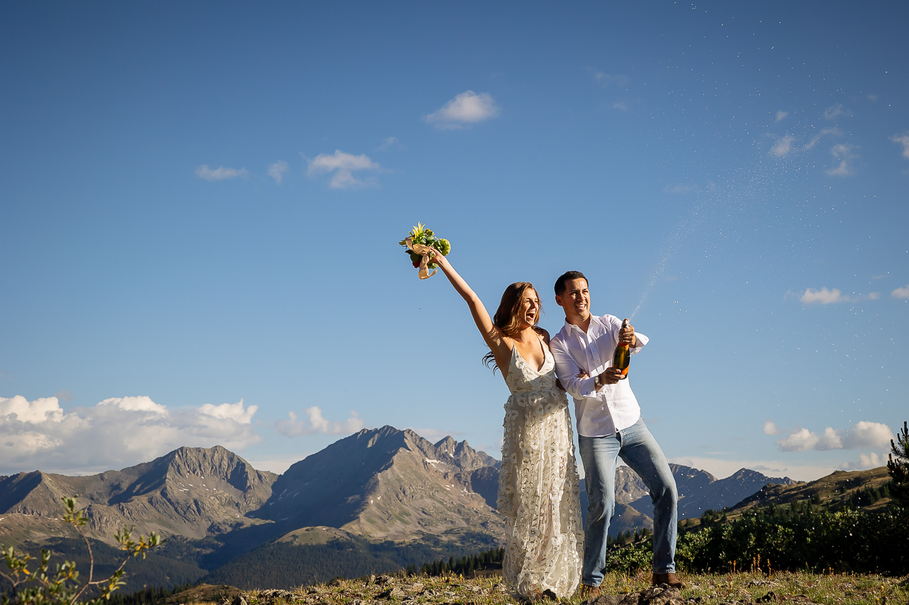 Monarch Pass Surprise Proposal and Engagement Celebration